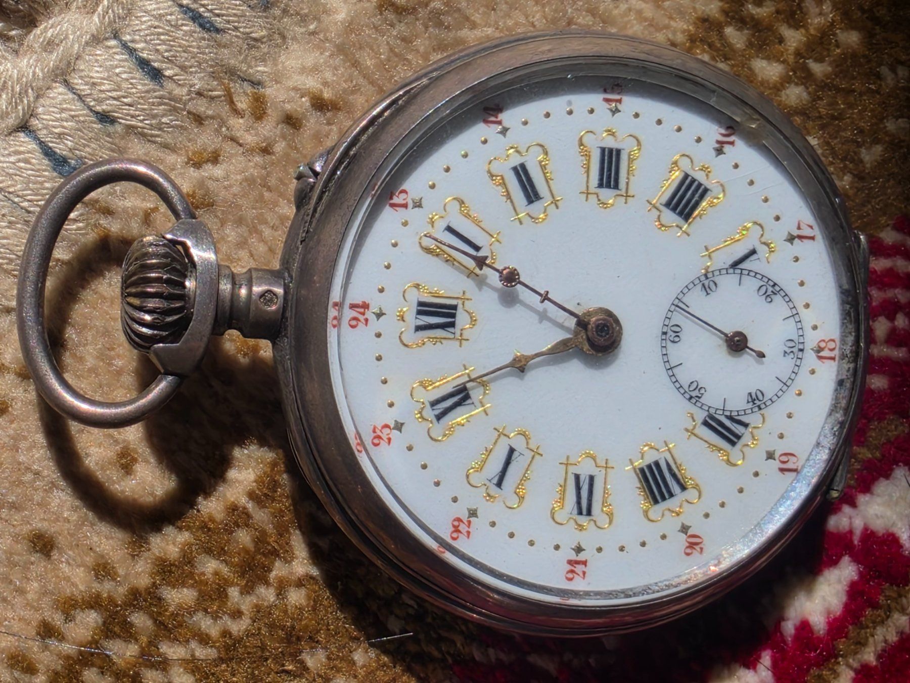 Orologi: 2 montres gousset en argent – Usato da Genève venduto da dus_y85z 1