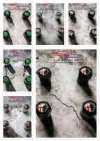 Alfa Romeo Ventilkappe Aluminium 4er-Set Neu in Rot