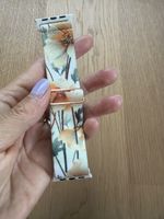Sommer Armband für Apple Watch 40mm, Blumenmuster neu