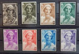 Belgien Kat. 407-414 */gest. 1935