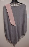 Damen Cape in grau, Grösse L/XL inkl. neues Haarband