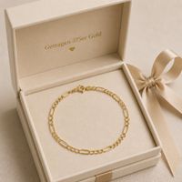 Herren-Armband 375er Gelbgold