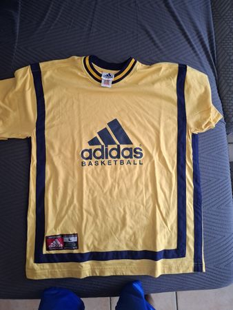 Maglia Adidas Basketball Gialla Taglia L Usata