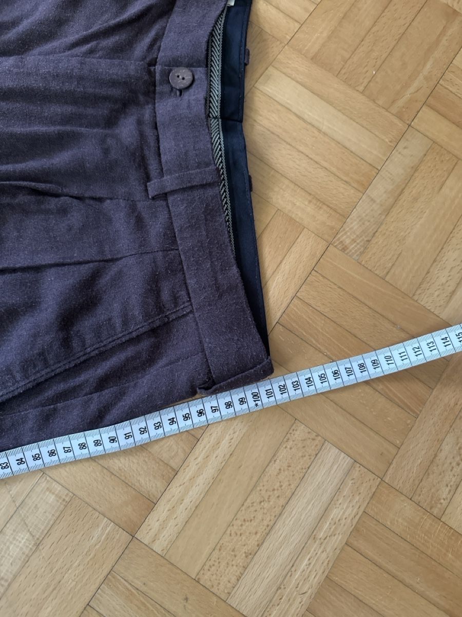 Pantaloni: Braune Leinenhose, Grösse 34 – Usato da Luzern venduto da s_m_6skd 3
