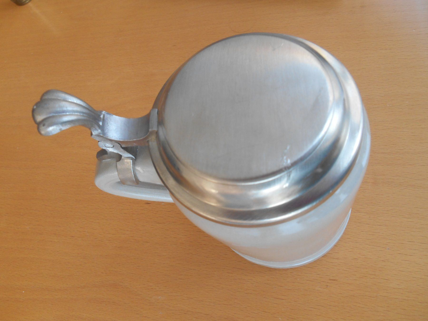 Bicchieri: Bierkrug mit Zinndeckel – Nuovo (secondo la descrizione) da Nussbaumen AG venduto da MollyBI-20 2