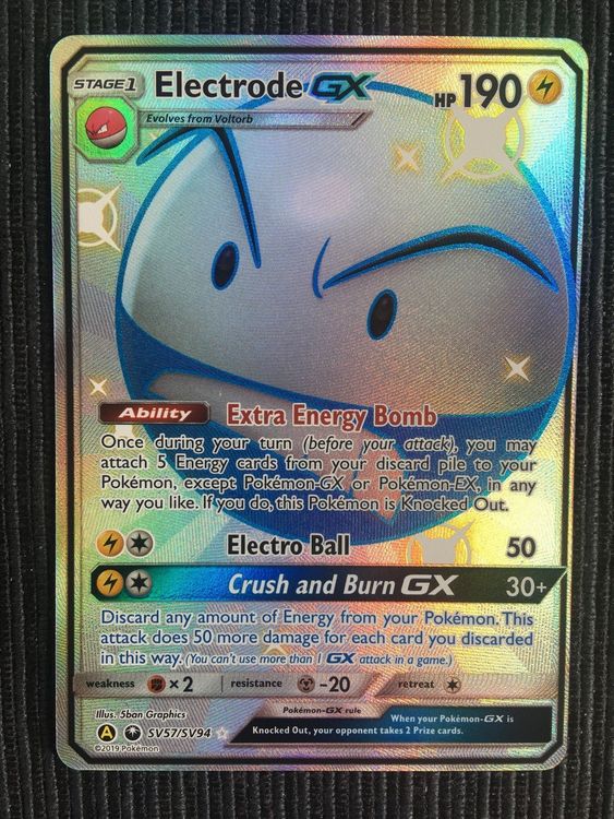 Pokemon Electrode GX Shiny Hidden Fates Kaufen auf Ricardo
