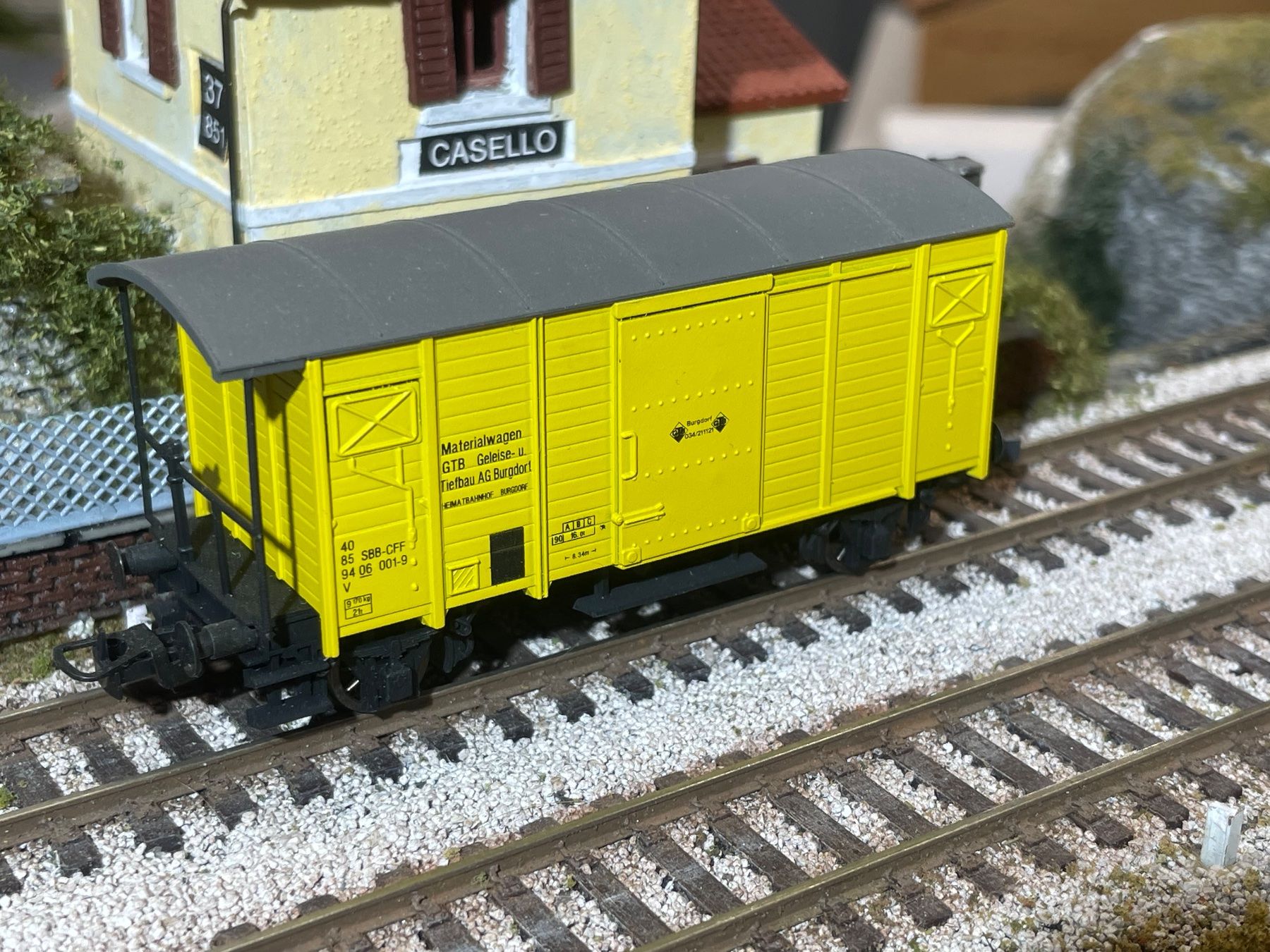 Born Modellini di ferrovie: AKU / evt. Born ?, GTB Güterwagen K2 – Nuovo (secondo la descrizione) da Krummenau venduto da ferrotech 5