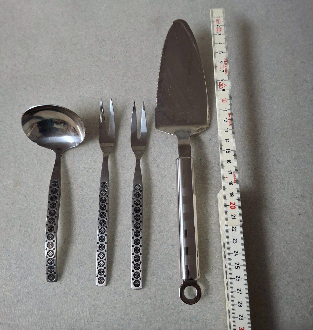 Set di posate: Besteck vintage - 4 teilig, Edelstahl – Usato da Weggis venduto da daisyflower 1