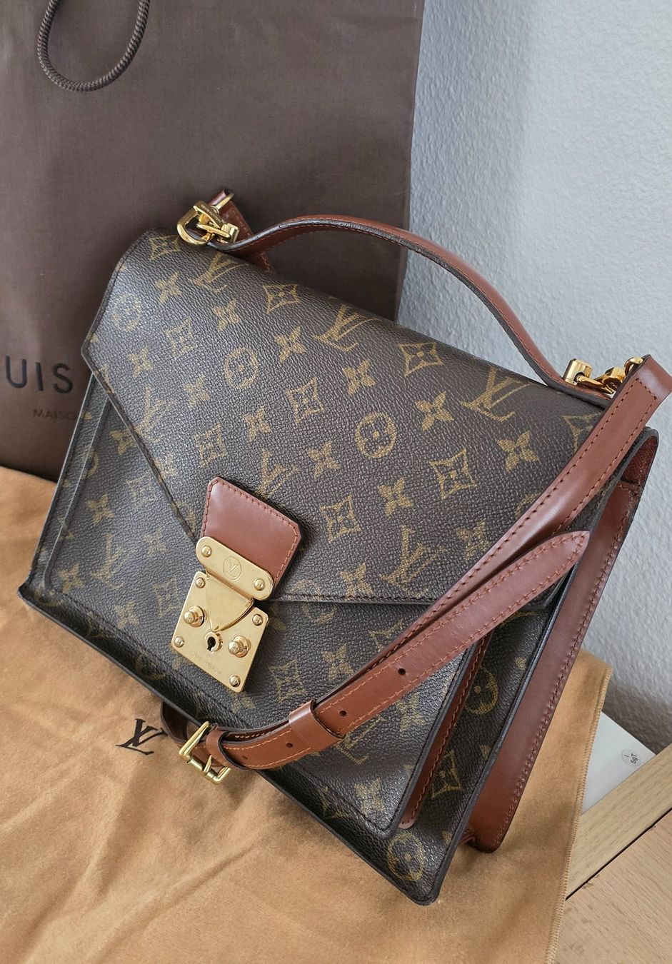 Louis Vuitton Taschen für Damen: Louis Vuitton Monceau 28  Monogram Canvas – Gebraucht aus Niederteufen von Mira_72 1