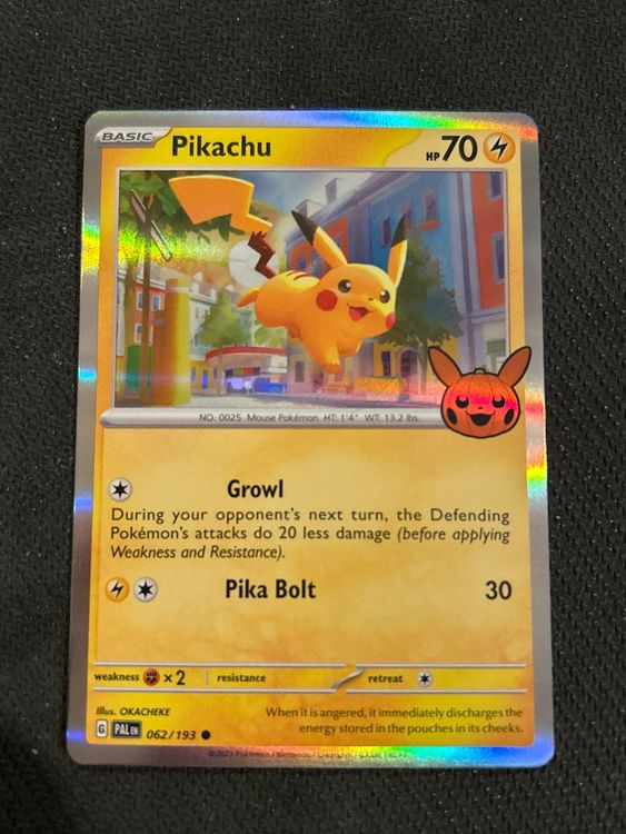 Pokemon card Trick or trade, Pikachu holo Kaufen auf Ricardo