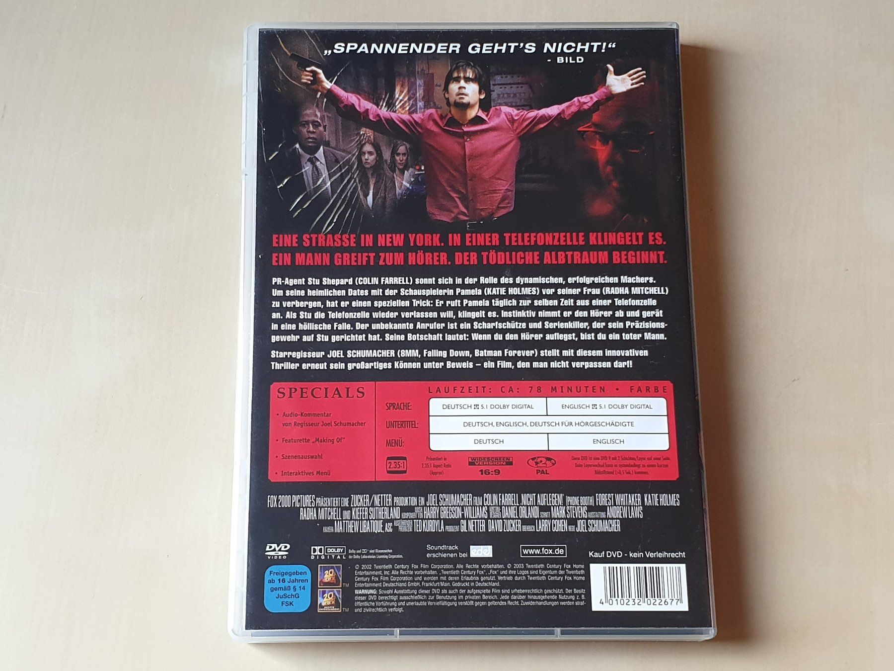 Tutti i DVDs: Nicht auflegen! – Usato da Stansstad venduto da collectorsshop 1