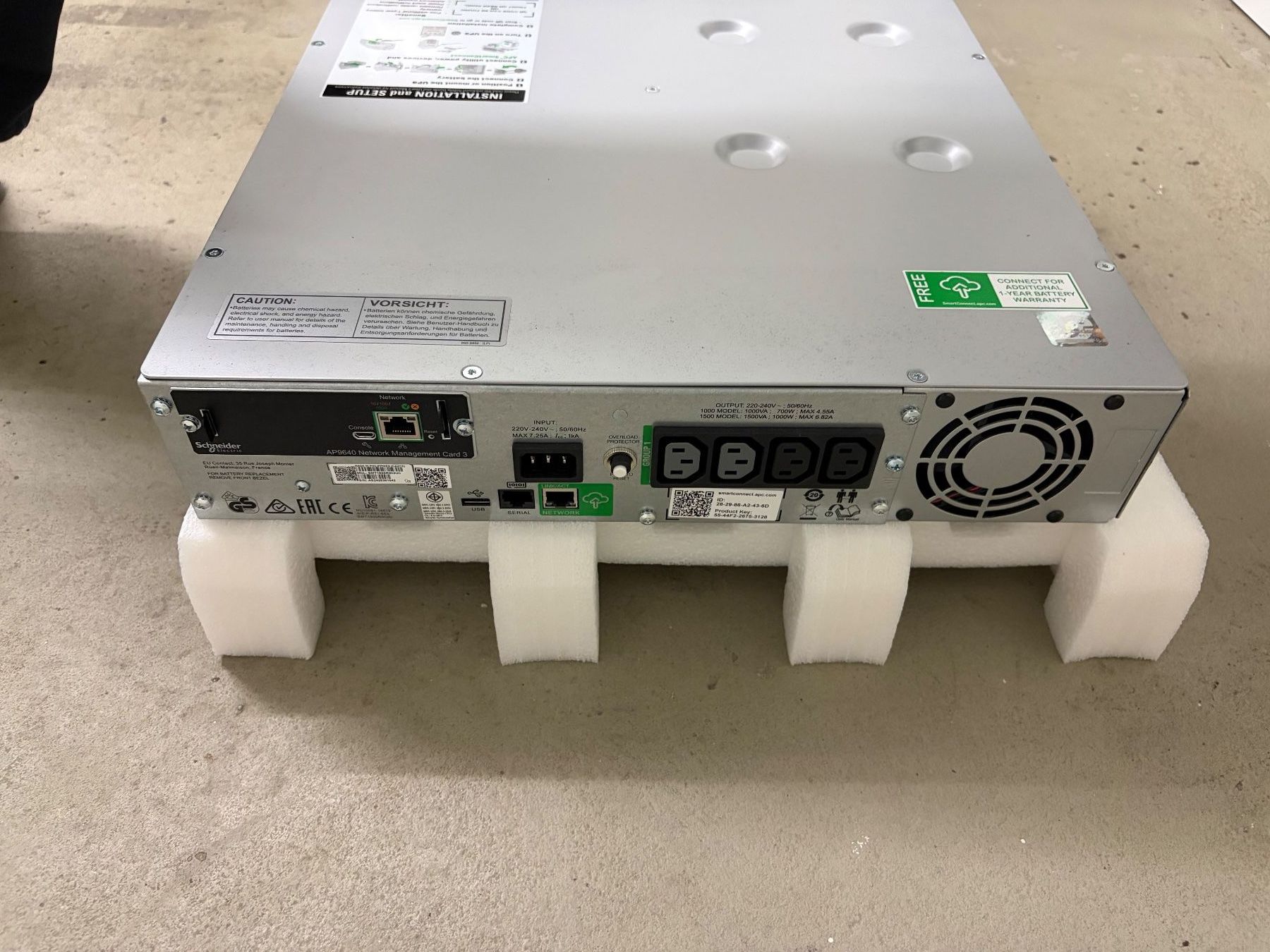 Apc Caricatori & Batterie: APC Smart-UPS 1500 – Usato da Niederhasli venduto da brandman 1