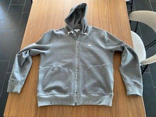 Grauer Lacoste Hoody Gr. XL