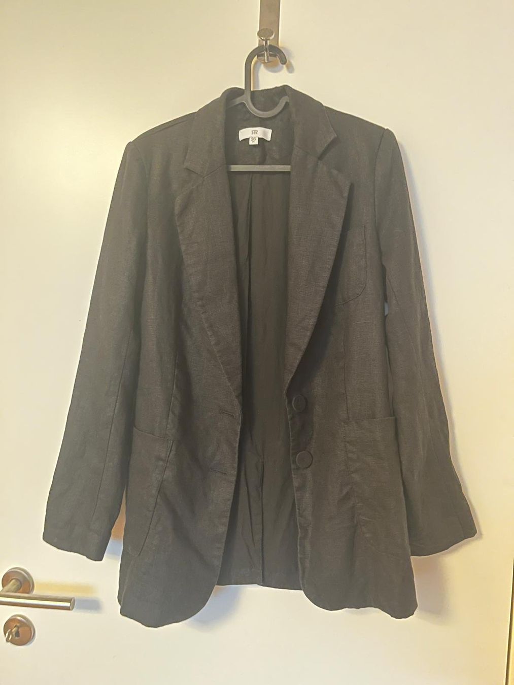 La Redoute Jacken: Schwarzer Leinenblazer, La Redoute, Gr. 36, Leinen Baumwolle – Gebraucht aus Neuenkirch von the_7pdb 1