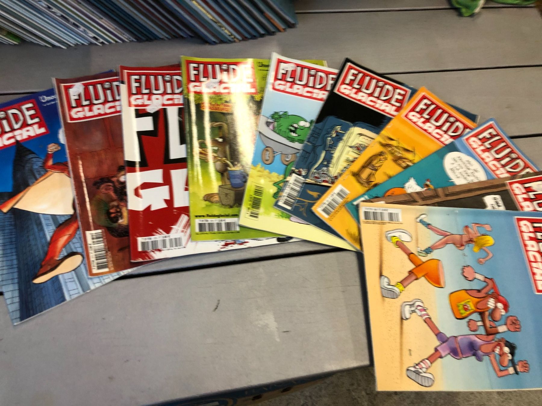 Fumetti: SÉRIE DE 10  FLUIDE GLACIAL MAGAZINES – Usato da Avenches venduto da WEBHobby