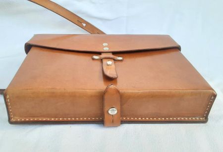 Armee Ledertasche,Kartentasche 1977,Militär