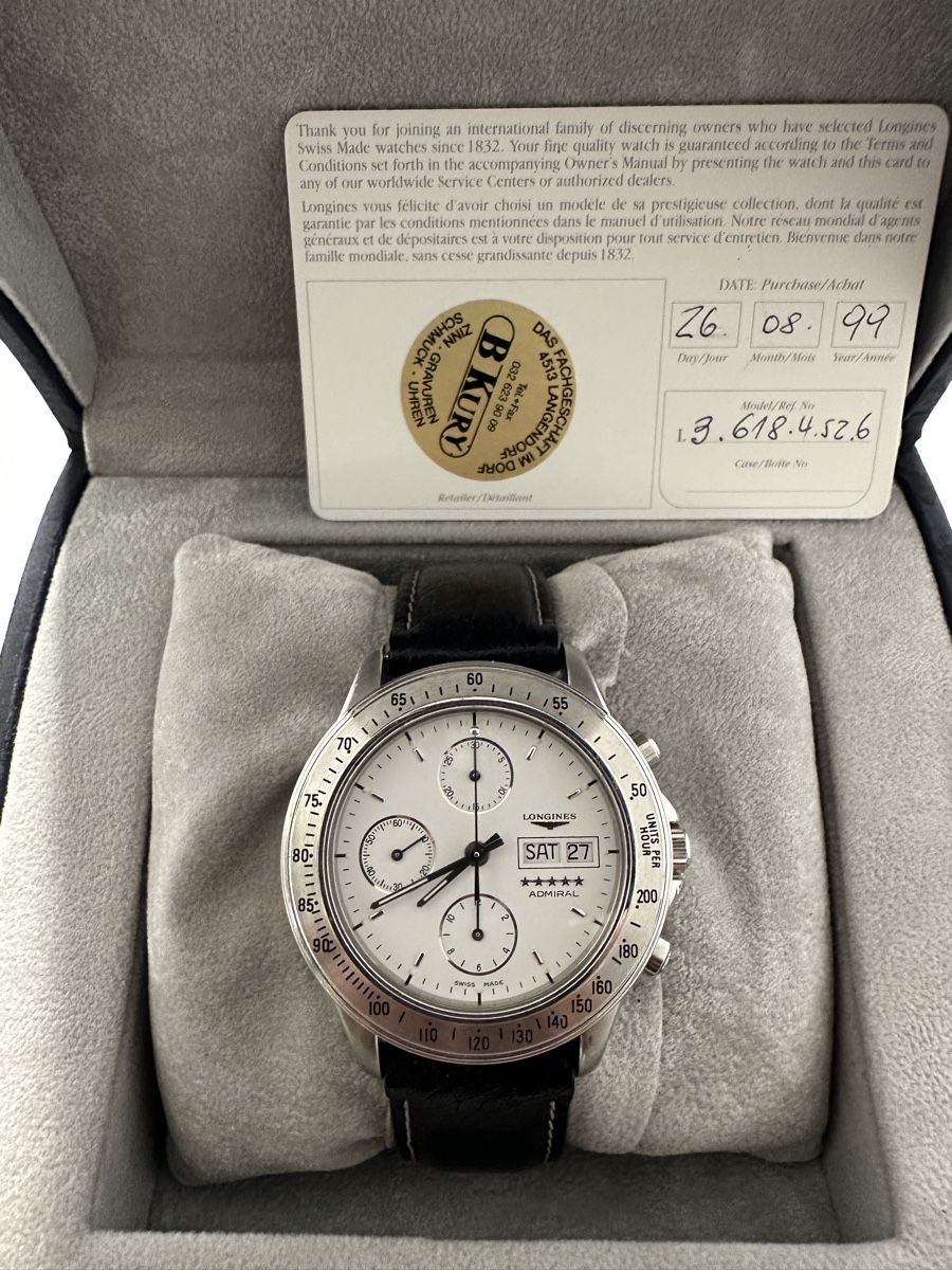 Longines Montres: Longines Chronograph Admiral – D'occasion à Solothurn par UWS11 1