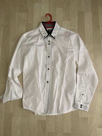 Weisses Langarmhemd Gr.L