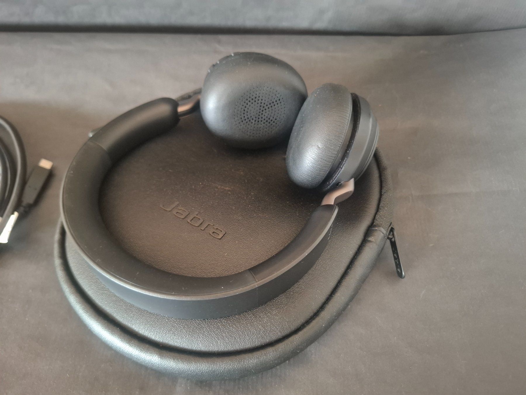 Jabra Kopfhörer: Casque Jabra Evolve2 65 noir avec étui et câble USB – Gebraucht aus Genève von justnotsocommon 3