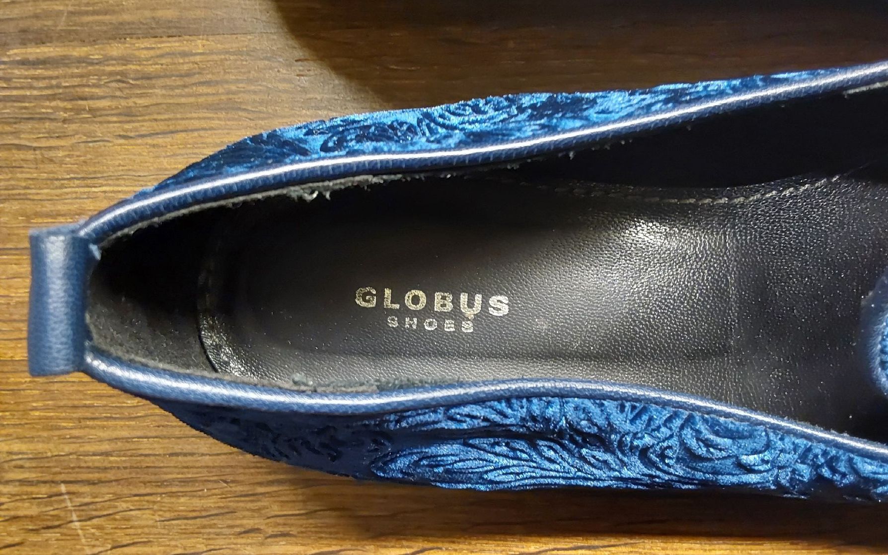 Globus Damenschuhe: Ballerinas Samt blau Globus 41 – Neu (gemäss Beschreibung) aus Köniz von scopello12 3