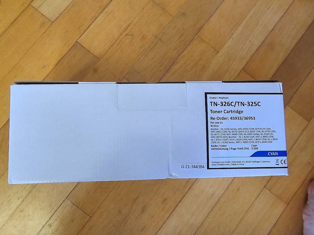 Cartouche Toner Cyan Compatible Brother TN-325C - Marque Premium Cartouche, Neuf