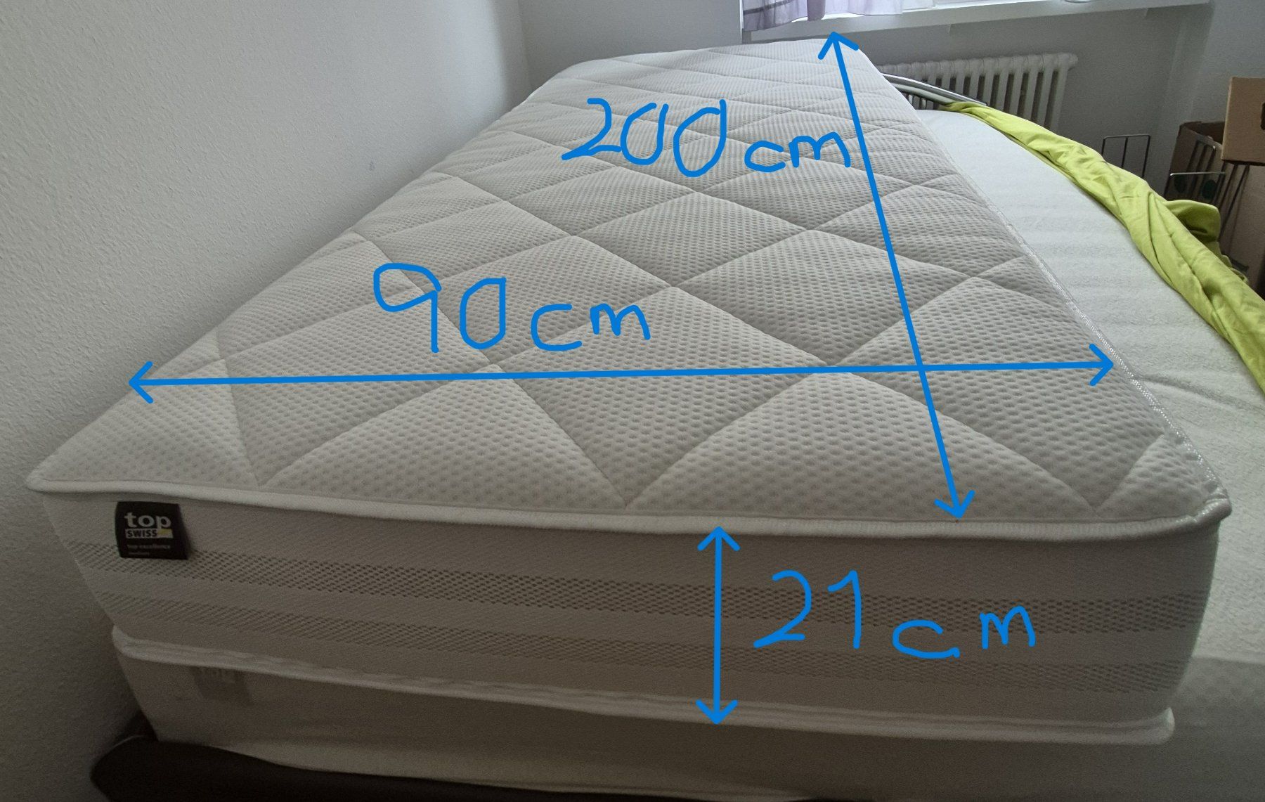 Materassi: Matzratze Top Excellence 90x200cm Medium – Usato da Kloten venduto da Pronto11 4