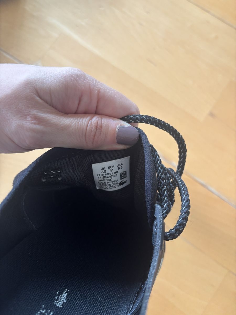 Lacoste Scarpe da uomo: Lacoste Black Trainers – Usato da Zürich venduto da BorjaCastillo 3