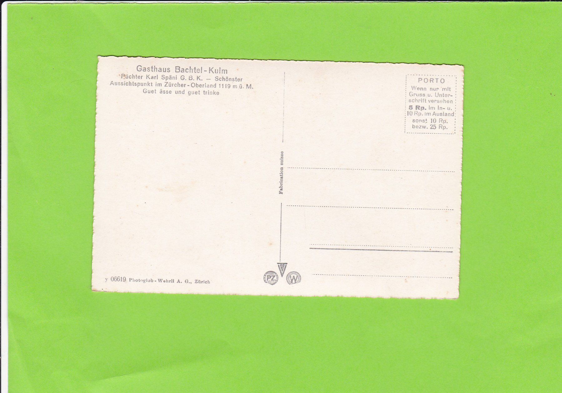 Cartoline postali: Blick vom Bachtel Kulm – Usato da St. Peterzell venduto da neckertal 1