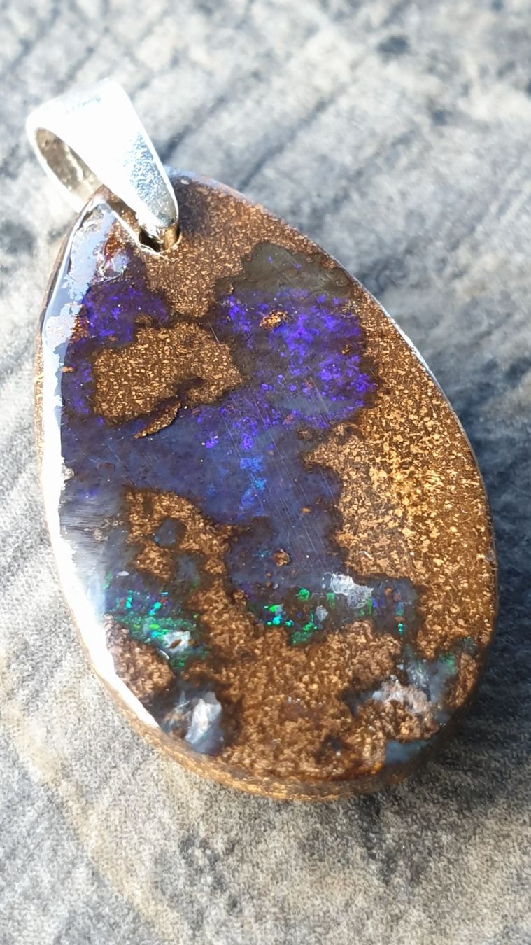Ciondoli: Anhänger Boulder Opal. – Nuovo (secondo la descrizione) da Niederbüren venduto da Raphael014 2