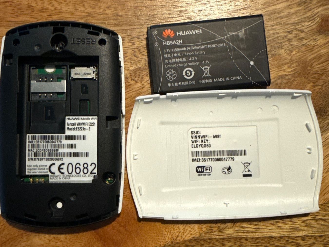 Modem & Router: Turkcell VINN Wi-Fi E5221 – Usato da Neerach venduto da Nummerschild16 1