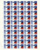 CH Frankaturware Bogen mit 50 Marken a. 80 Rp. Postfrisch**