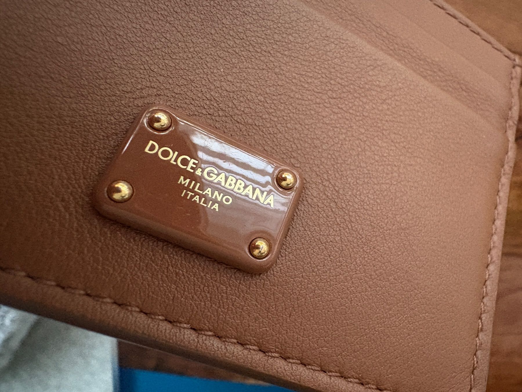 Dolce & Gabbana Portamonete: Dolce & Gabbana Kartenetui braun – Nuovo (secondo la descrizione) da Frauenfeld venduto da Vanityroom 2