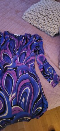 Robe Morgan soie vintage taille 36 bleu/violet 💜💙