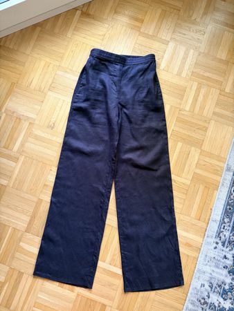 COS Leinenhose Gr. 34 schwarz