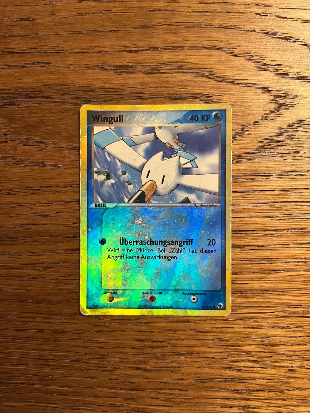 Pokémon Carte collezionabili: Pokémon-Karte Wingull 77/109 – Usato da Hombrechtikon venduto da Piluu