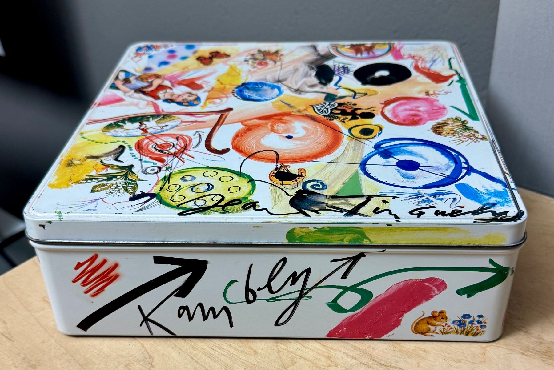 Kambly Contenitori & Simili: Kambly Blechdose Tinguely von 1989 – Usato da Rothrist venduto da Luckywinner 2