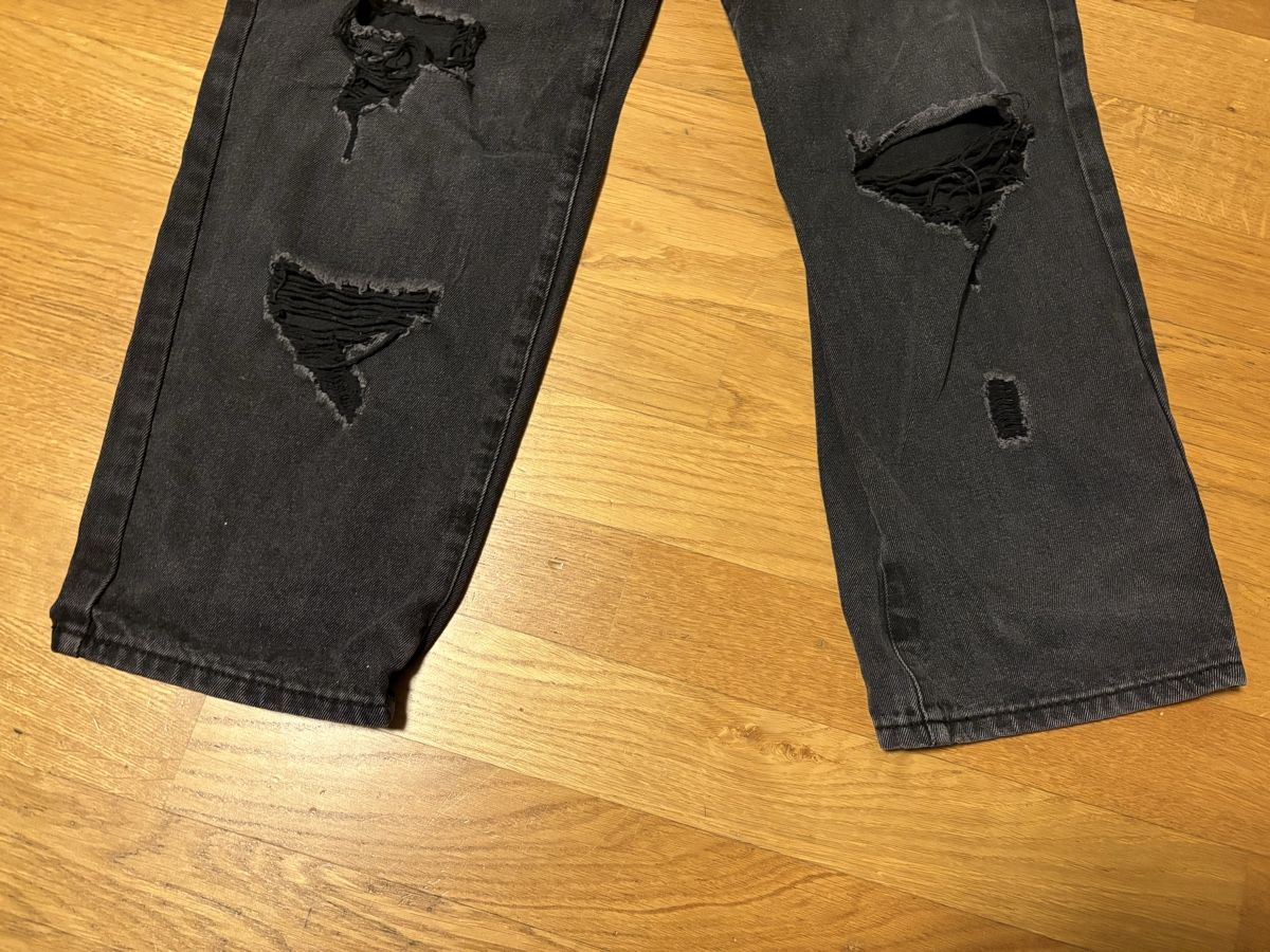 Pantaloni: Schwarze Destroyed Jeans, Jungs Grösse 160 – Usato da Beromünster venduto da msklef 6