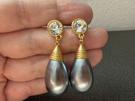 Vintage Ohrringe Luxus Modeschmuck 