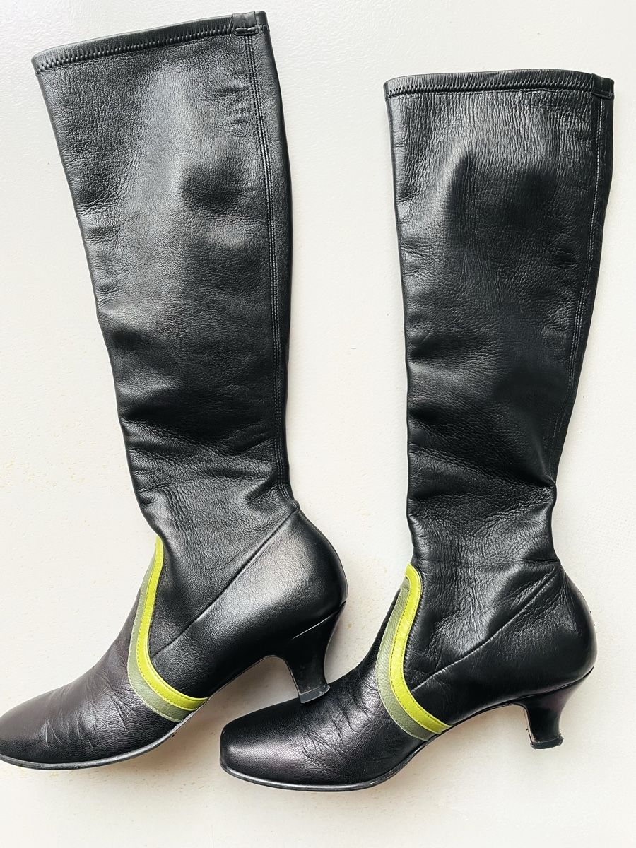 Stefi Talman Damenschuhe: Stefi Talmann Stretch Stiefel 37,5 – Gebraucht aus Zürich von Gazelle16