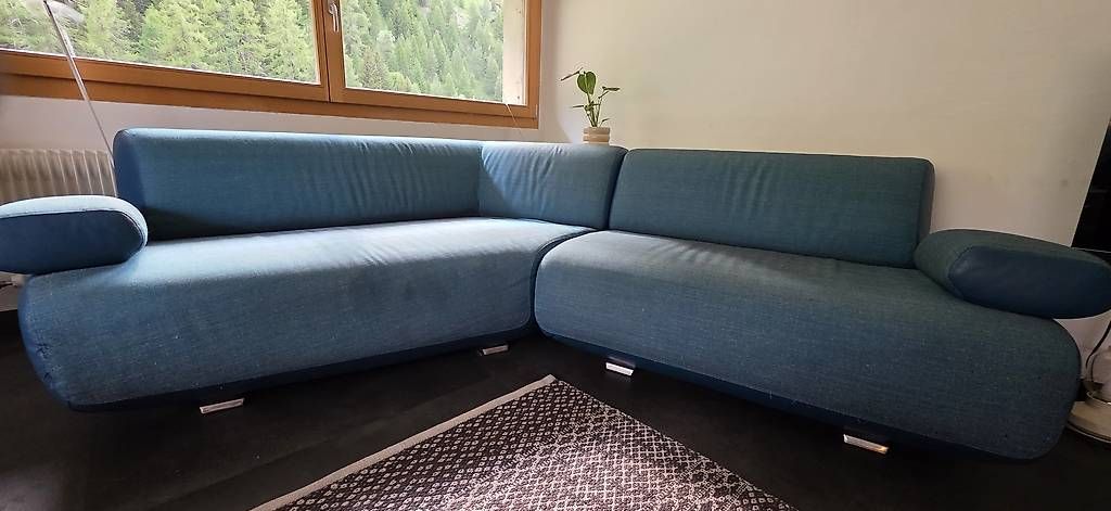 Sofas: Canapé bleu 4 places! – Gebraucht aus Vissoie von Kalia_mnrd 2