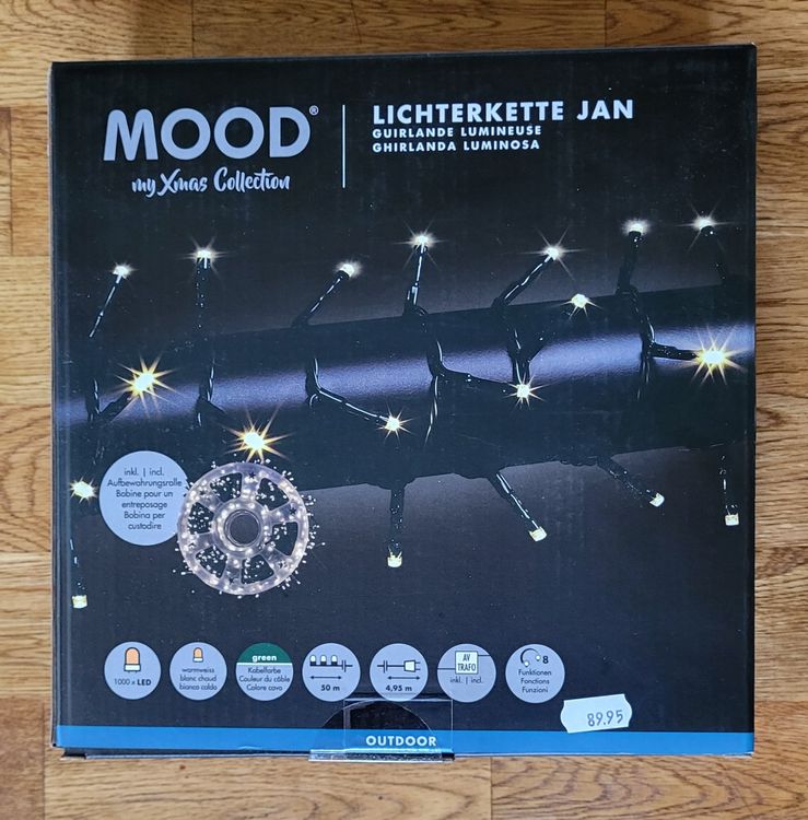 MOOD Lichterkette 50m Outdoor Neu OVP Kaufen auf Ricardo