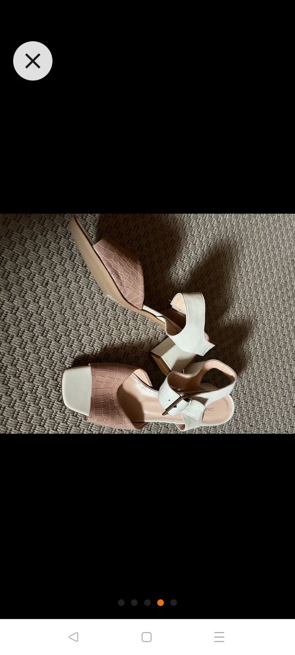Damenschuhe: Sandalen aus Leder, Gr.40, Neu – Gebraucht aus Neirivue von naz_z28w 3