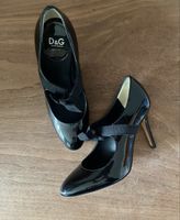 D&G High Heels Lackschwarz