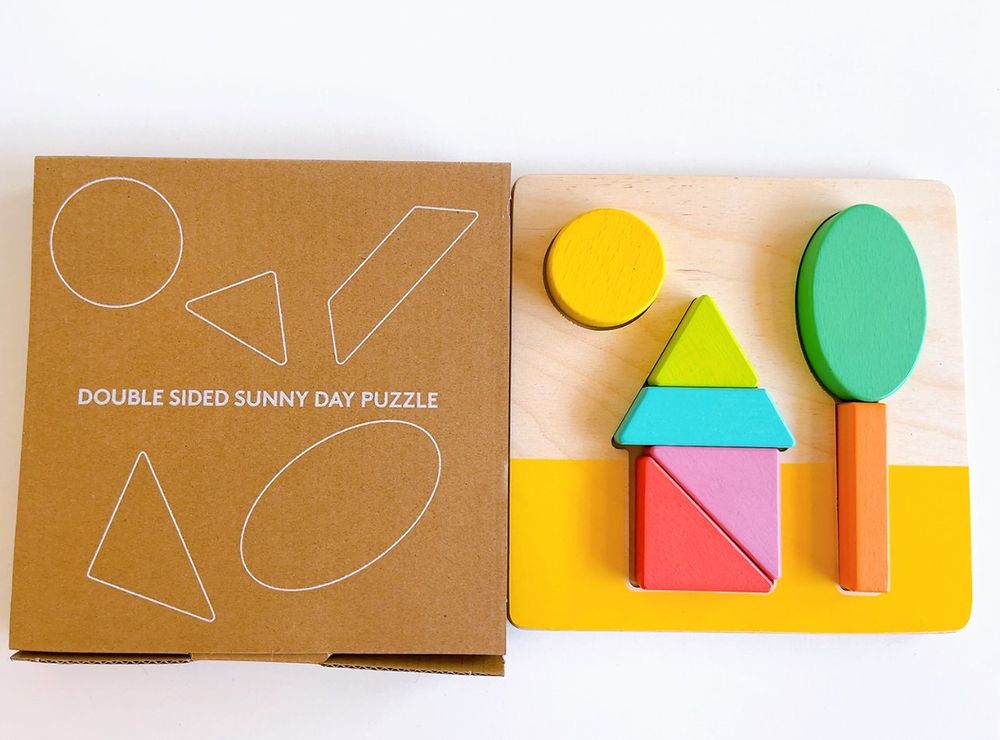 Puzzle Magnetico Per Bambini - Blocchi Da Costruzione Bifacciali, Giocattolo Educativo Per Età Prescolare E Adulti