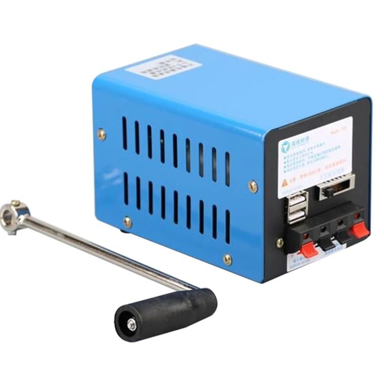 Handkurbel Dynamo - Mechanischer Stromgenerator Für Experimente