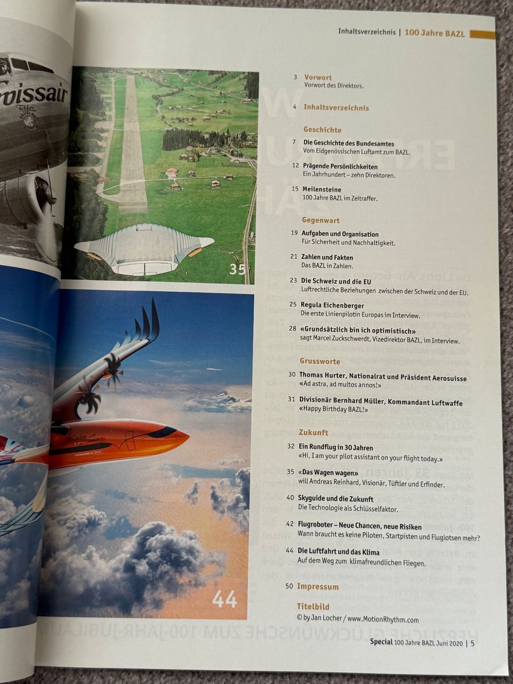 Zeitschriften & Magazine: Broschüre: 100 Jahre BAZL – Gebraucht aus Brütten von Hst1 2