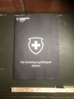 Schweizer Armee Heft Broschüre Verteidigung Militär