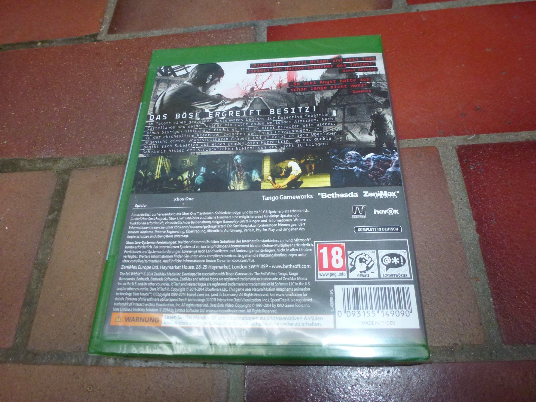 Giochi: The Evil Within XBOX ONE NEUWARE – Nuovo e nell'imballaggio originale da Olten venduto da Disc-Ausverkauf 1