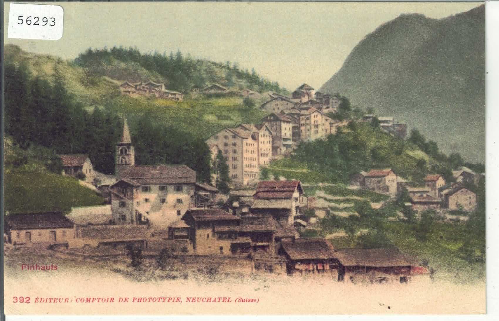 Ansichtskarten: Finhauts - Vue generale - Litho – Gebraucht aus Ettingen von Kartenplanet