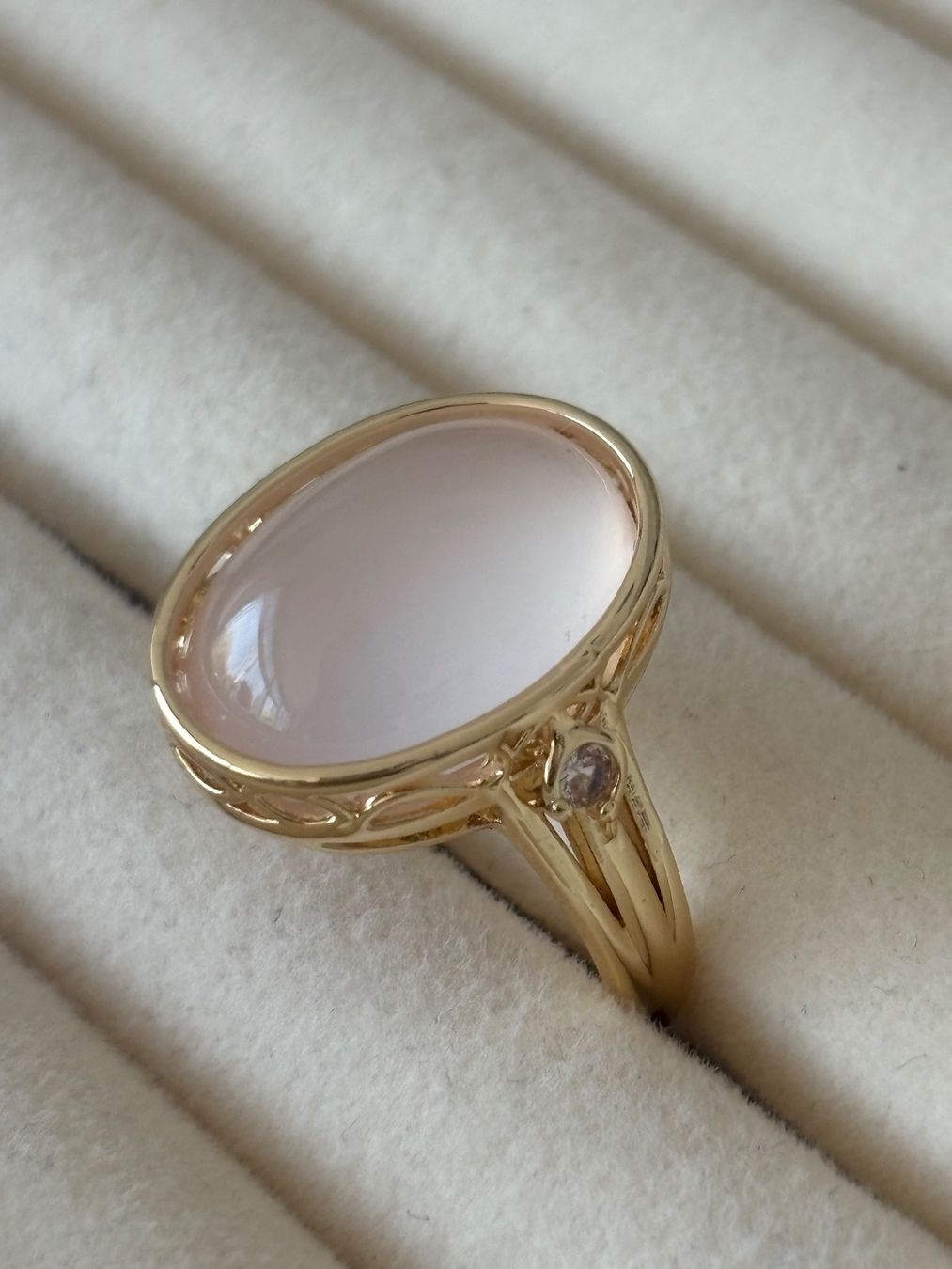 Anelli: Luxus Elegante Gr.19,5 / 9,5 Ring Farbe: Gold/Rosa – Nuovo (secondo la descrizione) da Biel-Bienne venduto da Roserosse13